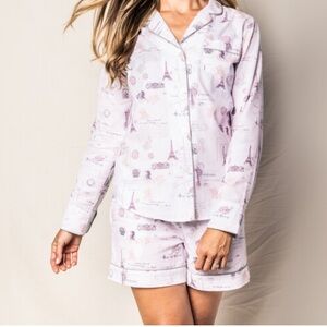 Petite plume, Paris, print short pajama size medium NWT